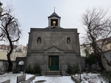 Skrytý evangelický kostel Betlémská kaple v Prokopově ulici na Žižkově